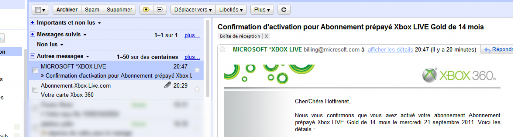 achat xboxlive gold