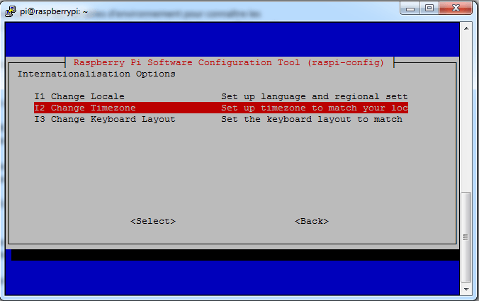 07 raspi config Internationalisation options timezone 1 2