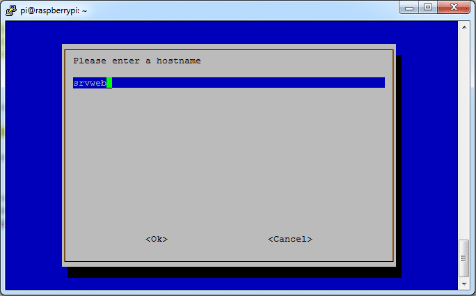 17 options avancees hostname changement du hostname 1 2